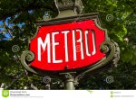 Paris Metro Sign